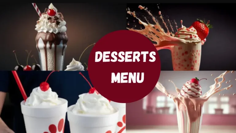 Chick Fil a Dessert Menu With Prices